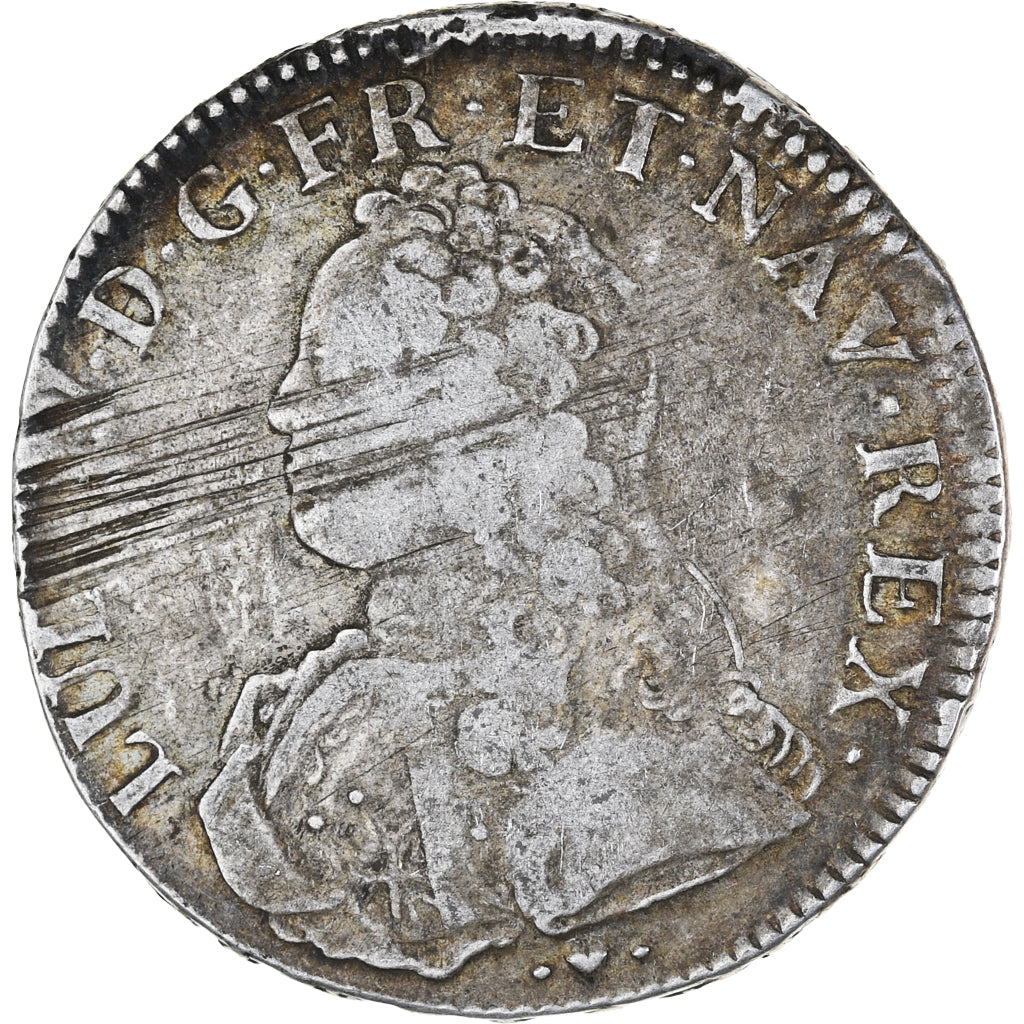 Francja, Louis XV, Ecu aux branches d'olivier, 1739, Strasbourg, VF(30-35)