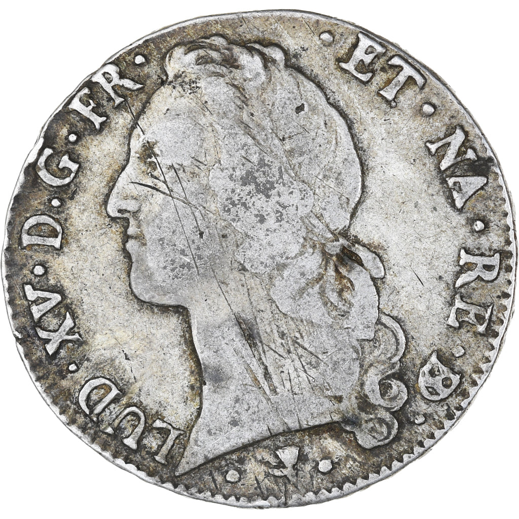 Frankrijk, Louis XV, Écu de Béarn au bandeau, 1764, Pau, FR, Zilver, KM:518