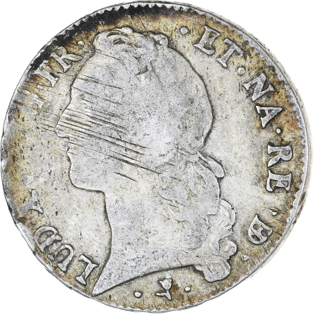 Frankrijk, Louis XV, Écu de Béarn au bandeau, 1766, Pau, FR, Zilver, KM:518