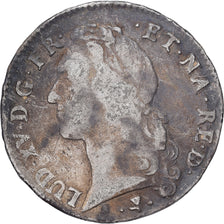 France, Louis XV, Écu de Béarn au bandeau, 1757, Pau, TB, Argent