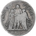 France, Directoire, Union et Force, 5 Francs, AN 7, Paris, VF(20-25), Silver