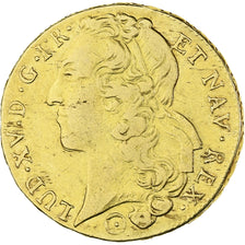 France, Louis XV, Double Louis d'or au bandeau, 1746/5, Bordeaux, Gold