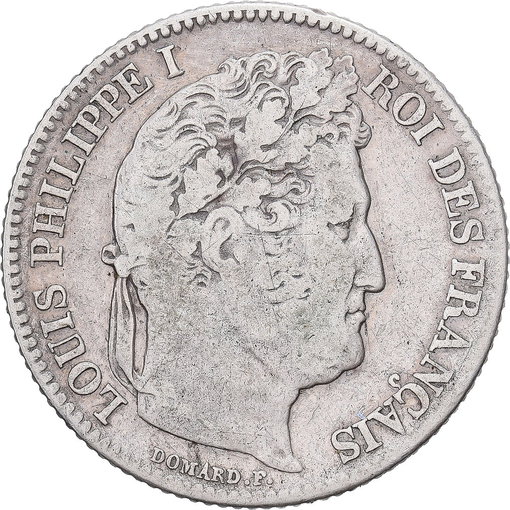 Frankreich, Louis-Philippe, Franc, 1834, Lille, S+, Silber, KM:748.13