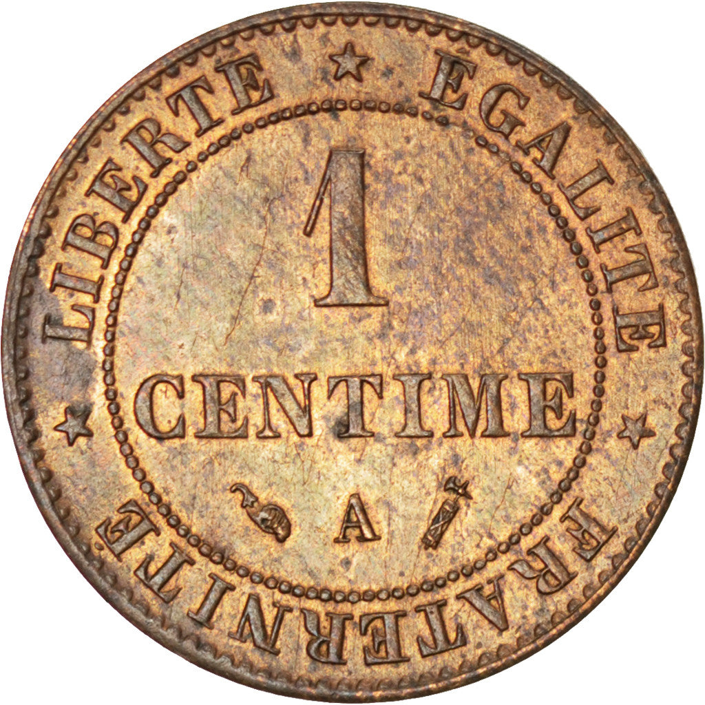Monnaie, France, Cérès, Centime, 1892, Paris, SUP, Bronze, KM:826.1