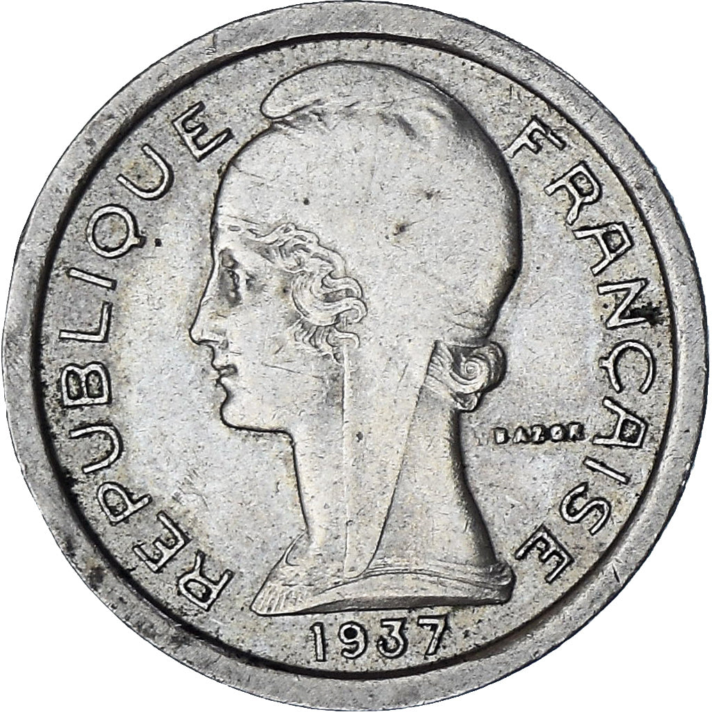 Francia, ficha, PTT Téléphone Public, Marianne, 1937, Bazor, SPL-, Rame-nichel