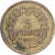 Frankreich, Lavrillier, 5 Francs, 1945, Paris, SS, Cupro-Aluminium, KM:888a.1