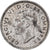 Groot Bretagne, George VI, 6 Pence, 1944, London, ZF, Zilver, KM:852