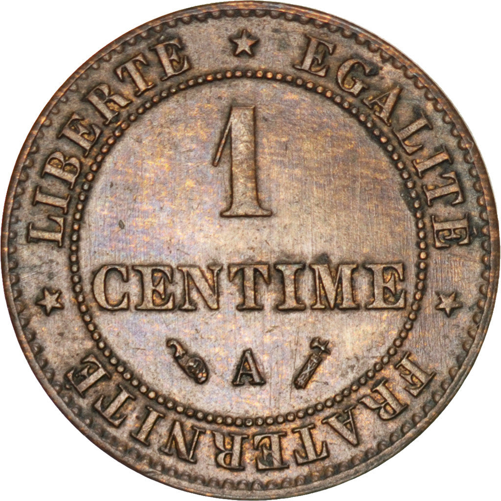 Coin, France, Cérès, Centime, 1894, Paris, AU(55-58), Bronze, KM:826.1
