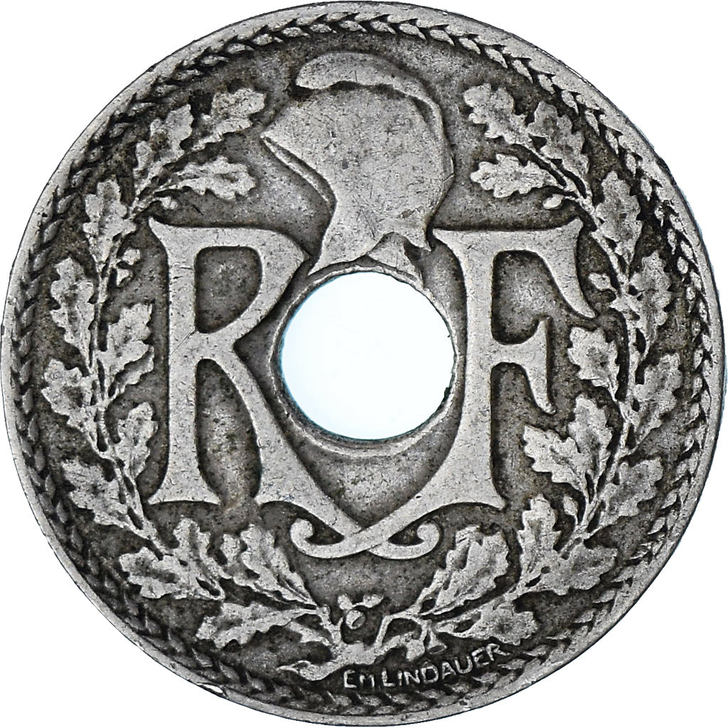 Francia, Lindauer, 25 Centimes, 1932, Paris, MBC, Cobre - níquel, KM:867a
