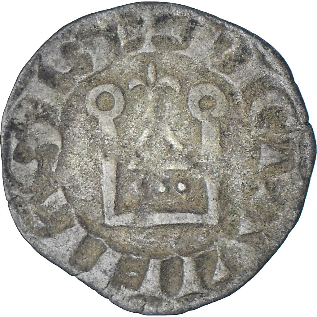 Frankreich, Comté du Poitou, Alphonse de Poitiers, Denier, 1249-1271, Poitiers