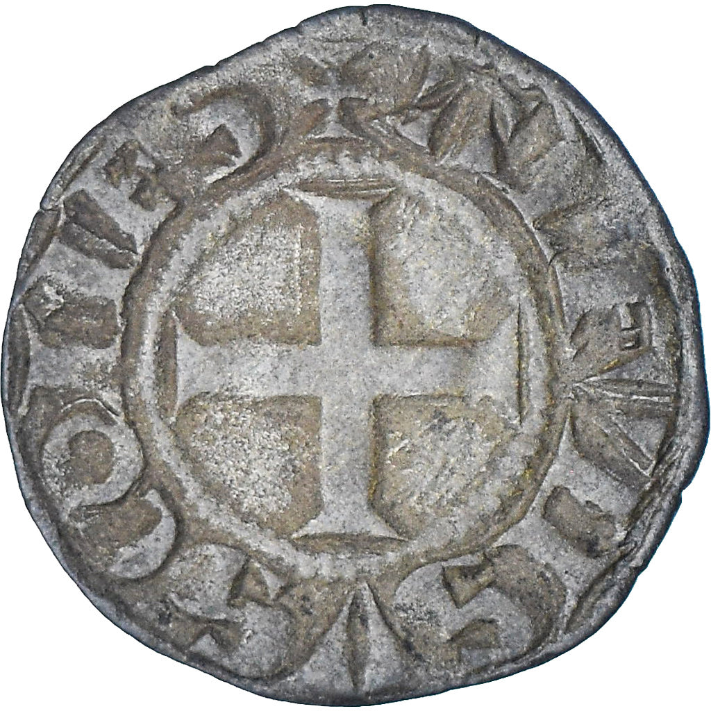 Frankreich, Comté du Poitou, Alphonse de Poitiers, Denier, 1249-1271, Poitiers