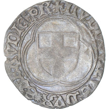 France, Duché de Savoie, Louis I, Double blanc, 1440-1465, Turin, TTB+, Billon