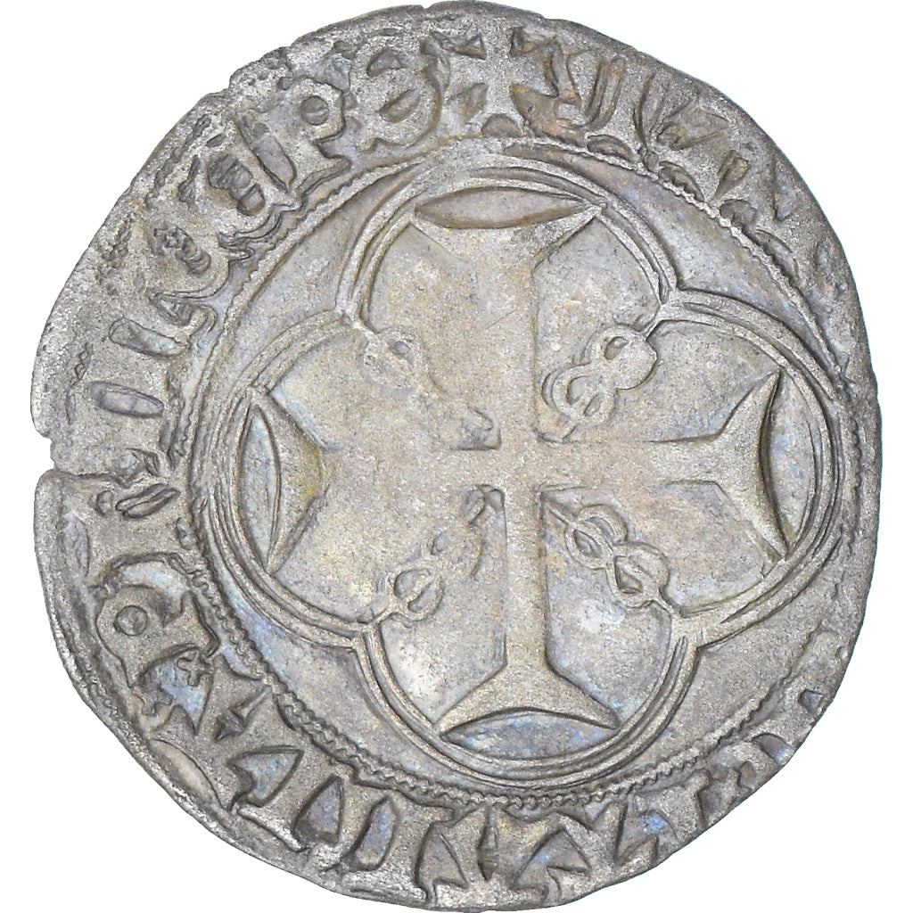 France, Duché de Savoie, Louis I, Double blanc, 1440-1465, Turin, TTB+, Billon