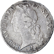 Francia, Louis XV, Écu de Béarn au bandeau, 1765, Pau, MB+, Argento, KM:518