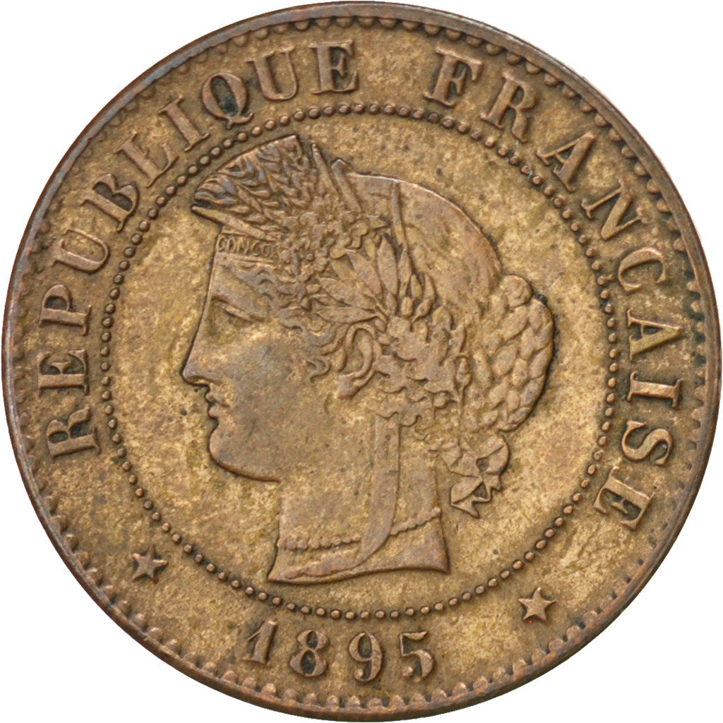 Coin, France, Cérès, Centime, 1895, Paris, AU(50-53), Bronze, KM:826.1