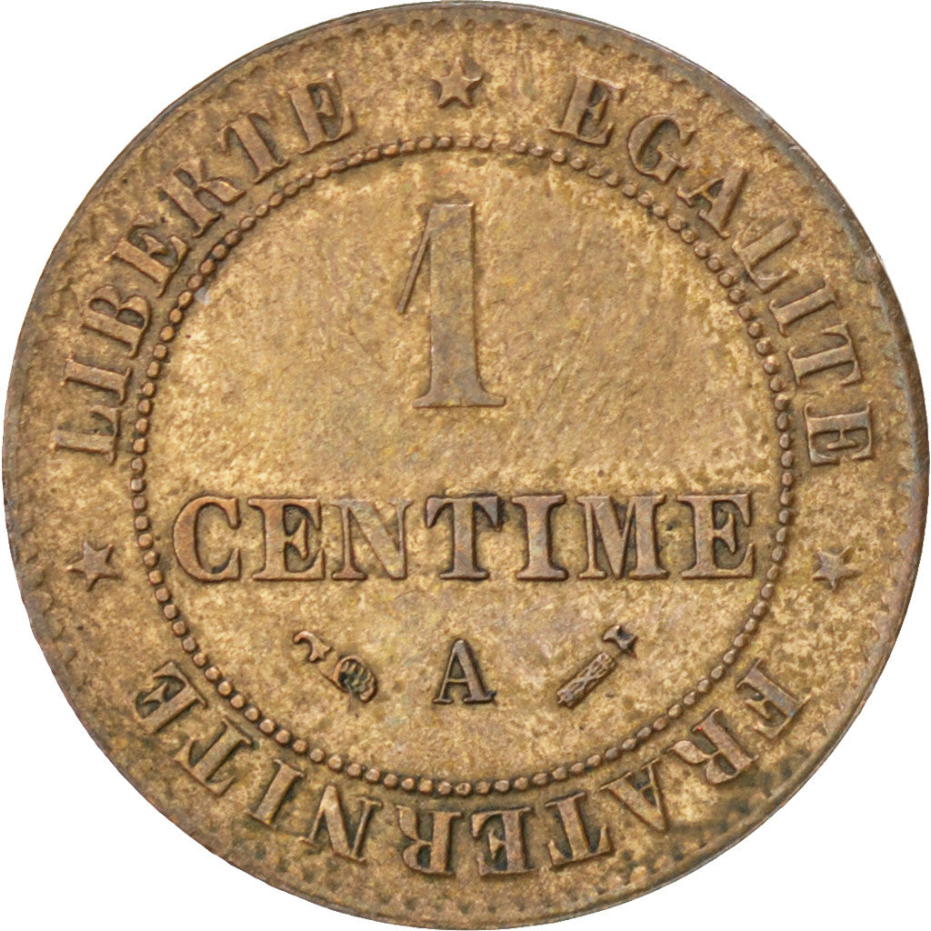 Coin, France, Cérès, Centime, 1895, Paris, AU(50-53), Bronze, KM:826.1