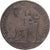 Francia, Monneron à la Liberté, 2 Sols, 1792, Birmingham, BC+, Bronce, KM:Tn25