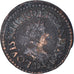 Francia, Louis XIII, Double Tournois, 1617, Lyon, BC, Cobre, Gadoury:5