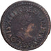France, Louis XIII, Double Tournois, 1617, Lyon, B+, Cuivre, Gadoury:5