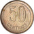 Espanha, 50 Centimos, 1937, MS(63), Cobre, KM:754