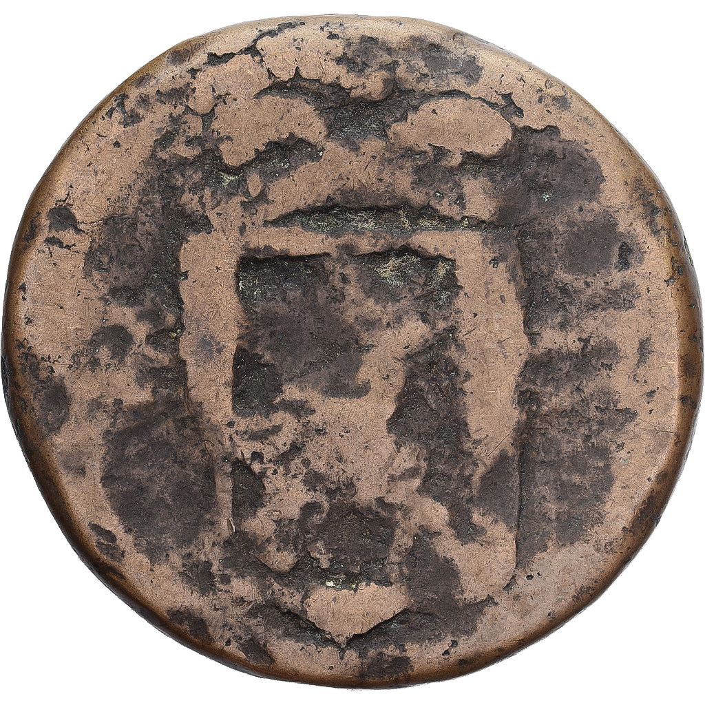 Luxembourg, François II, Sol obsidional, 1796, Luxembourg, VF(20-25), Bronze