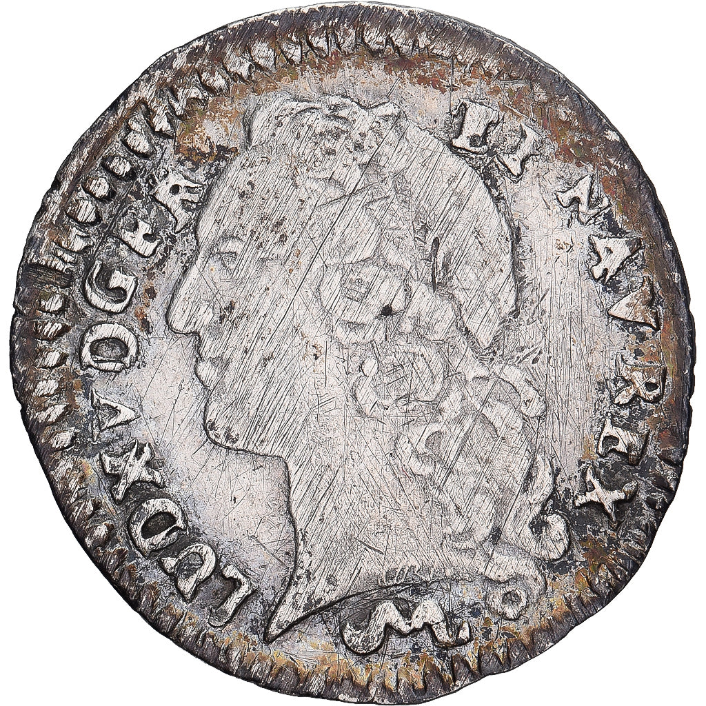 France, Louis XV, 1/20 Écu au bandeau, 1769, Montpellier, TTB, Argent