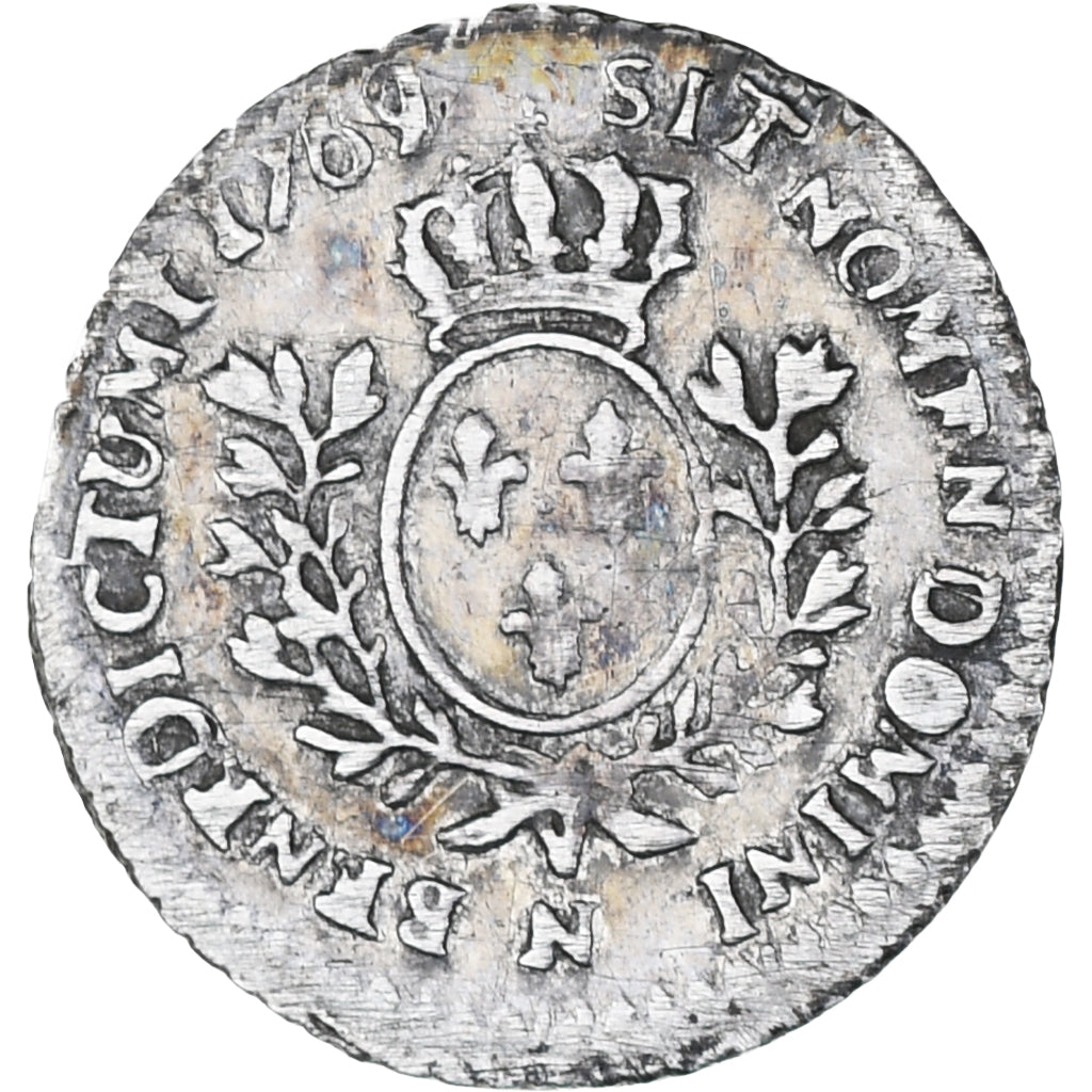 Frankrijk, Louis XV, 1/20 Écu au bandeau, 1769, Montpellier, ZF, Zilver