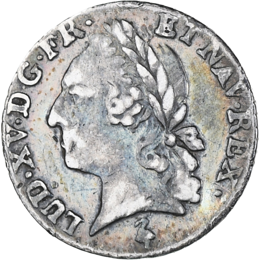 Frankrijk, Louis XV, 1/20 Écu au bandeau, 1779, Paris, ZF, Zilver, KM:552.1