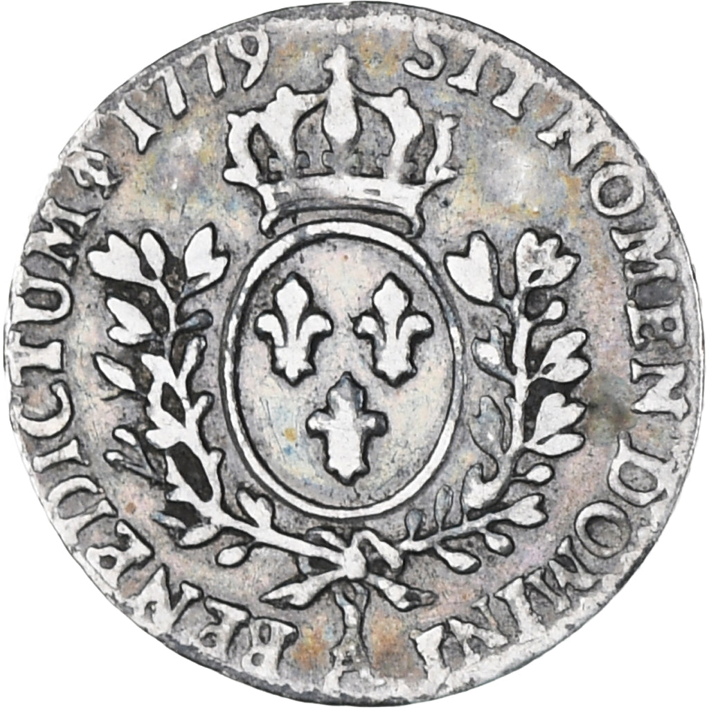 Frankrijk, Louis XV, 1/20 Écu au bandeau, 1779, Paris, ZF, Zilver, KM:552.1