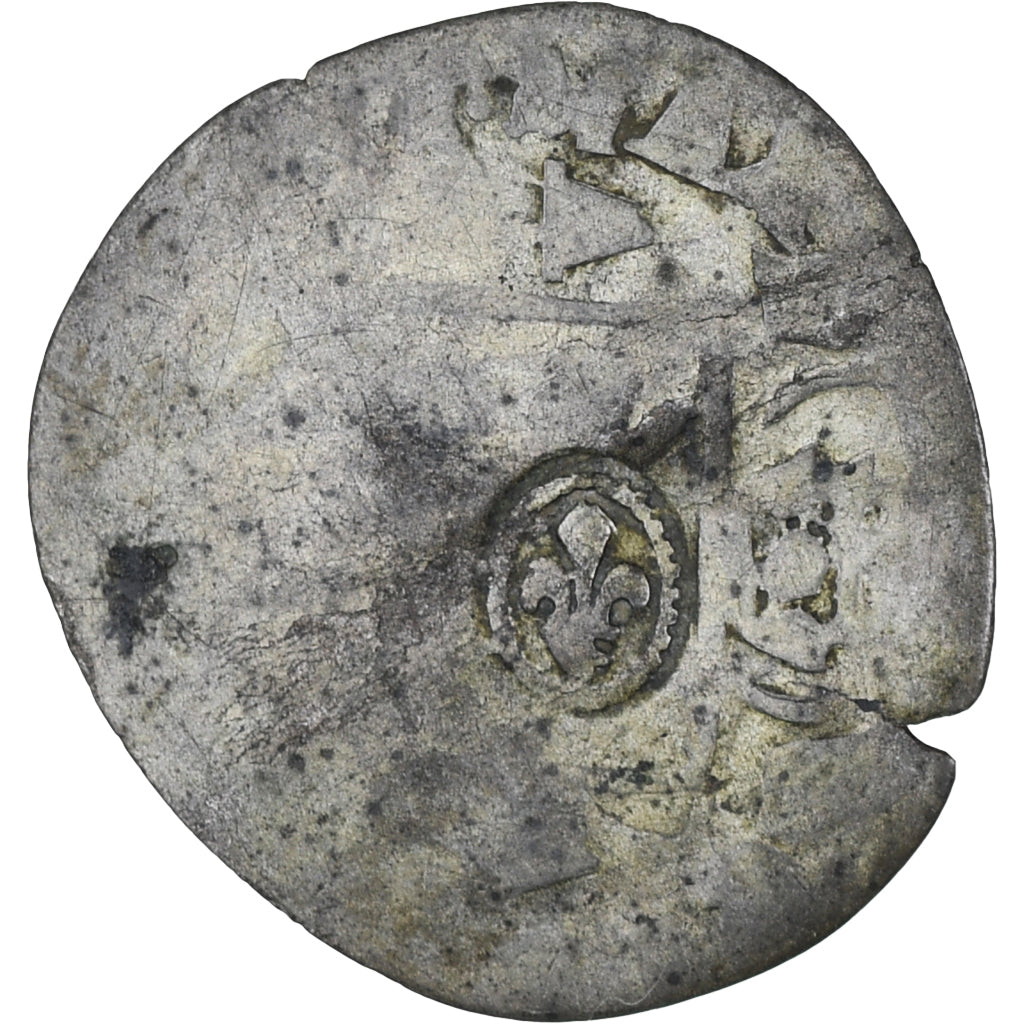 França, Louis XIII, Quinzain (Douzain contremarqué), F(12-15), Lingote