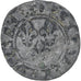 Frankrijk, Charles VI, Double Tournois, Dijon, FR+, Billon, Gadoury:393