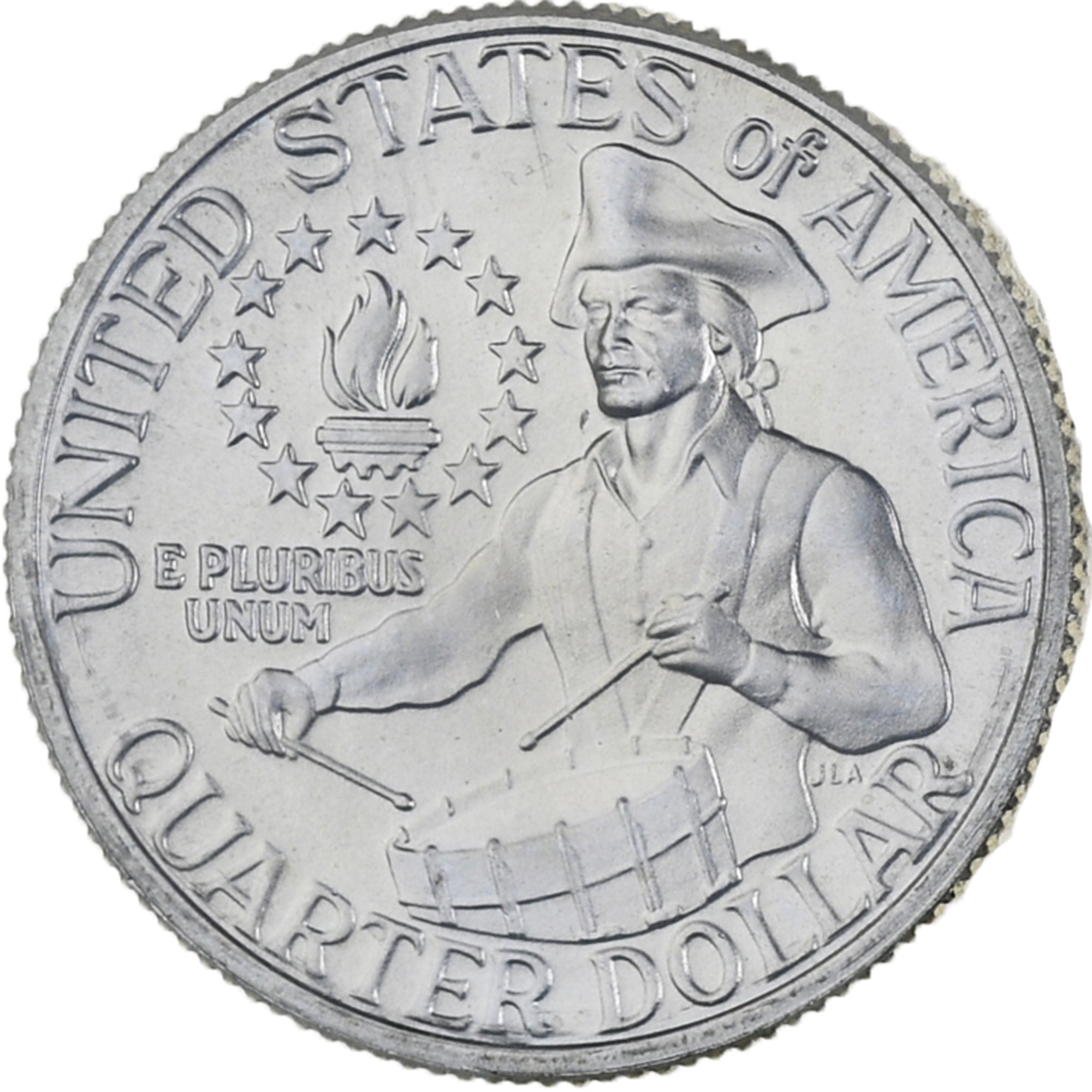 USA, Washington Bicentenial, Quarter, 1976, San Francisco, MS(65-70), Srebro
