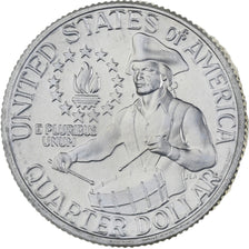 USA, Washington Bicentenial, Quarter, 1976, San Francisco, MS(65-70), Srebro