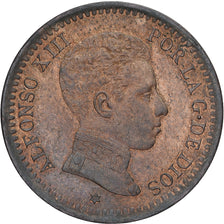 Spain, Alfonso XIII, 2 Centimos, 1905, Madrid, MS(60-62), Copper, KM:722