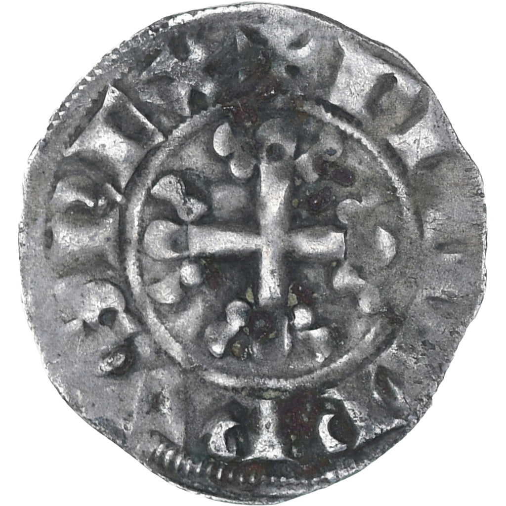 France, Philippe IV le Bel, Double Parisis, TB+, Billon, Duplessy:227