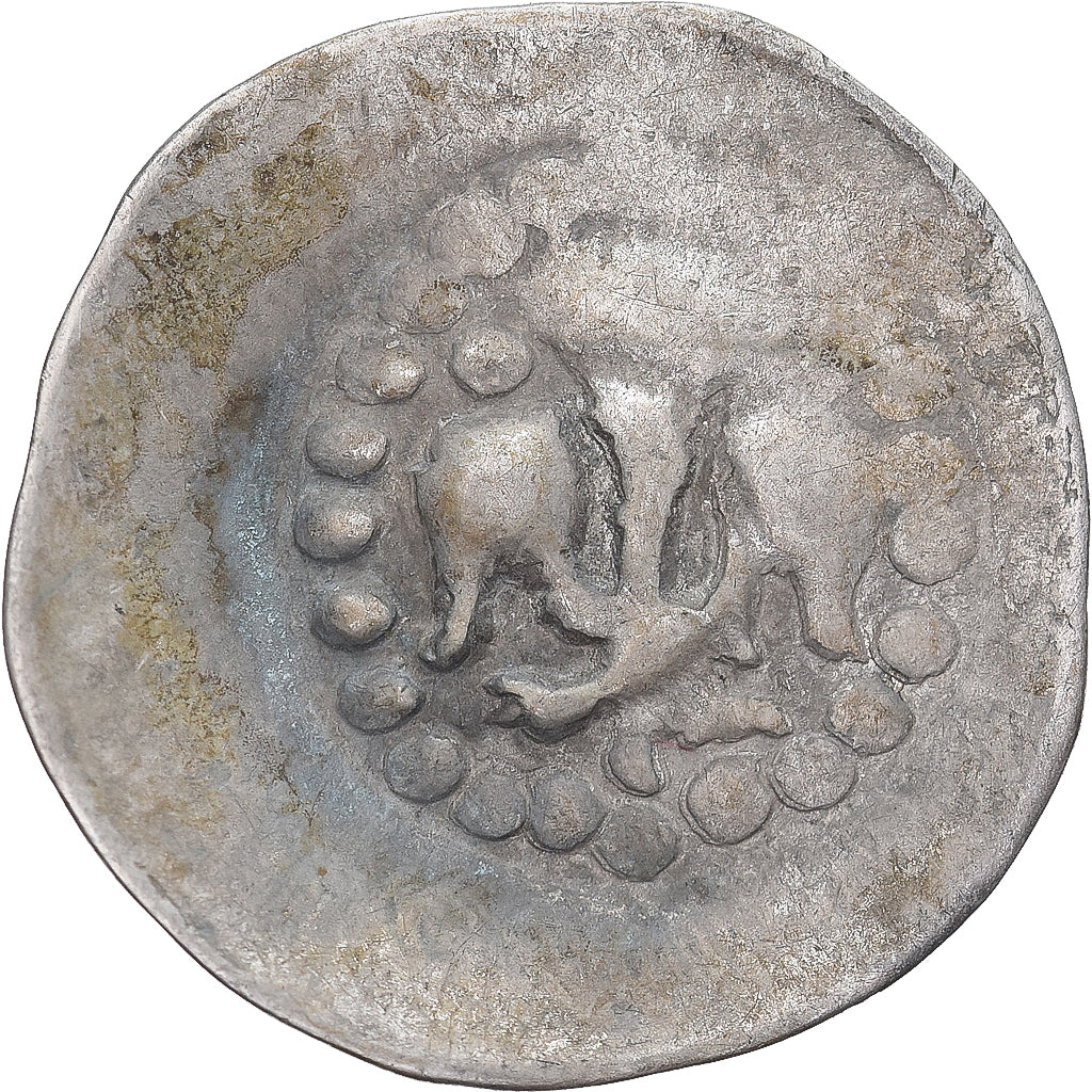 Moeda, ESTADOS FRANCESES, ALSACE, Pfennig au lis, XIVth-XVth Century