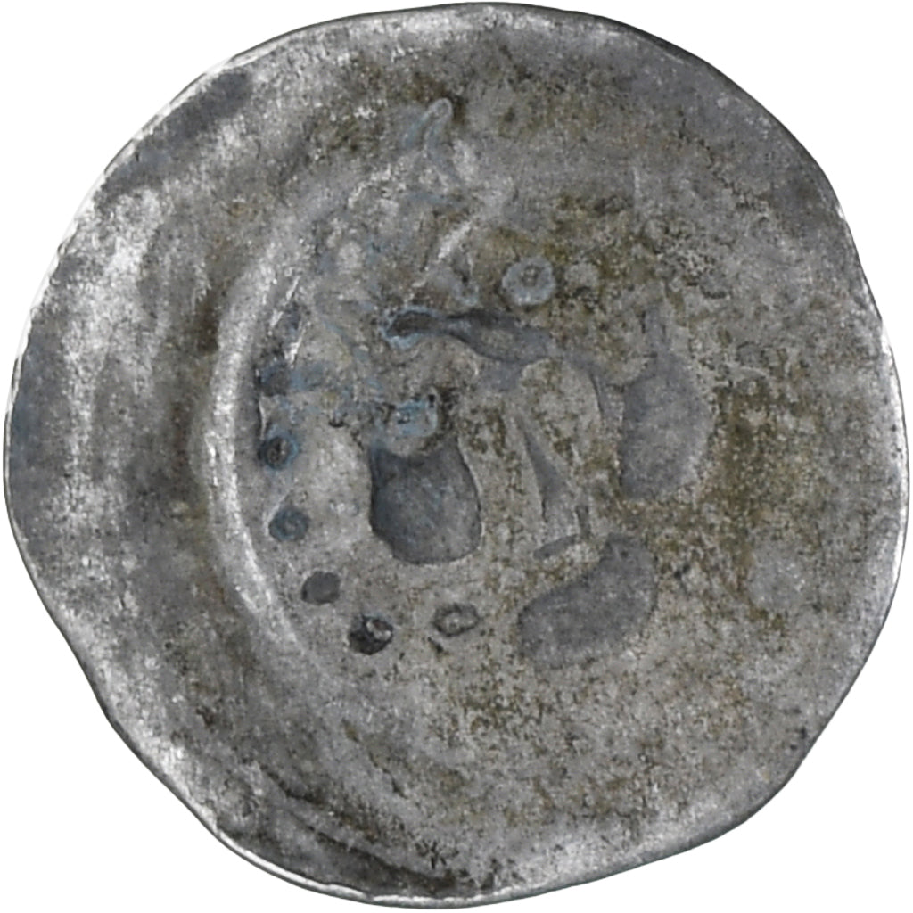 Coin, French state, Alsace, lis pfennig, 14th-15th Centuries, Strasbourg
