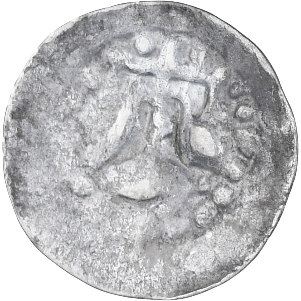 Coin, French state, Alsace, lis pfennig, 14th-15th Centuries, Strasbourg