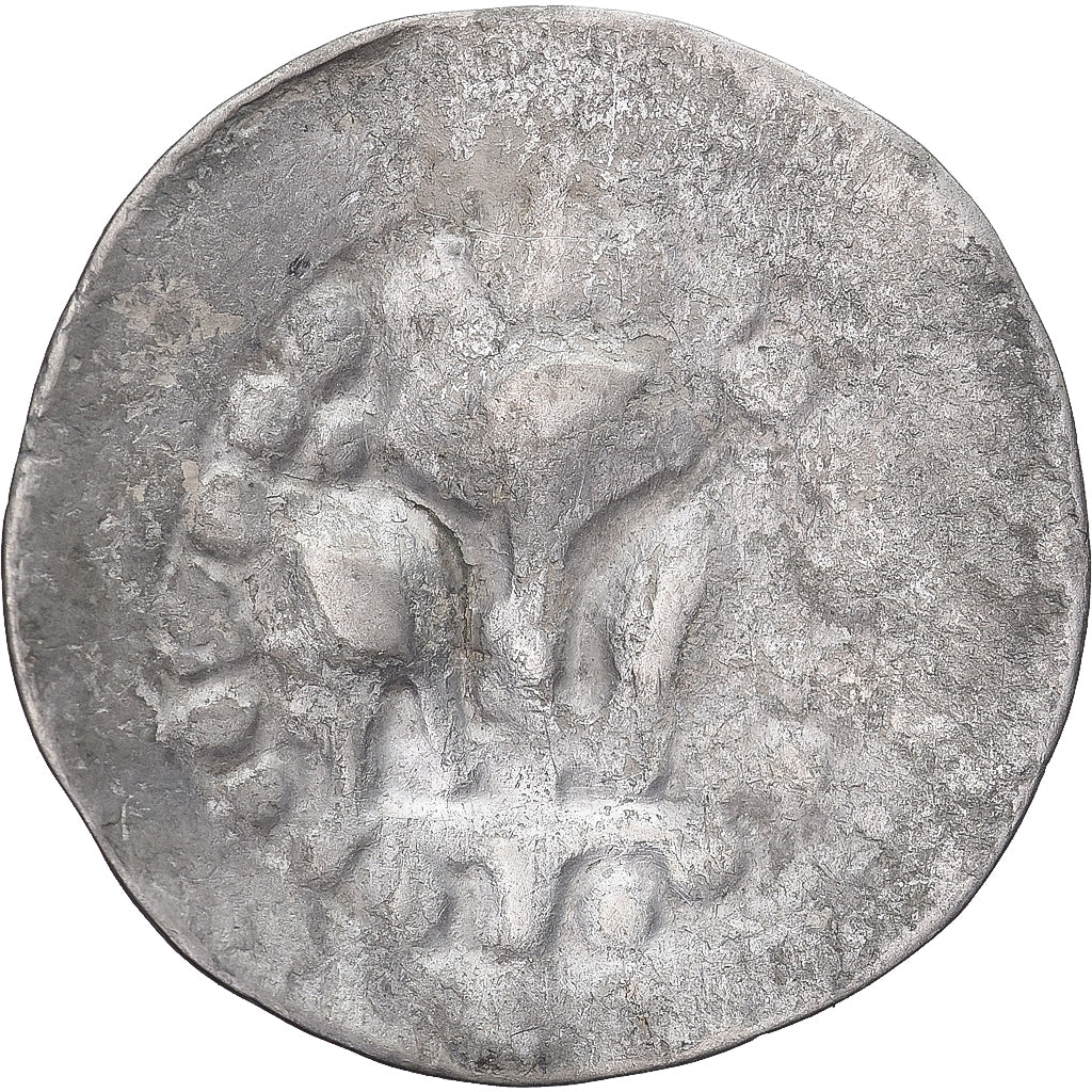Moeda, ESTADOS FRANCESES, ALSACE, Pfennig au lis, XIVth-XVth Century