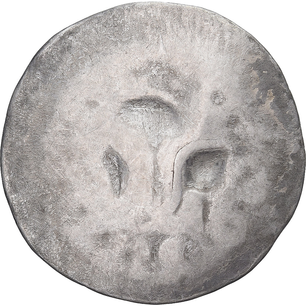 Moeda, ESTADOS FRANCESES, ALSACE, Pfennig au lis, XIVth-XVth Century