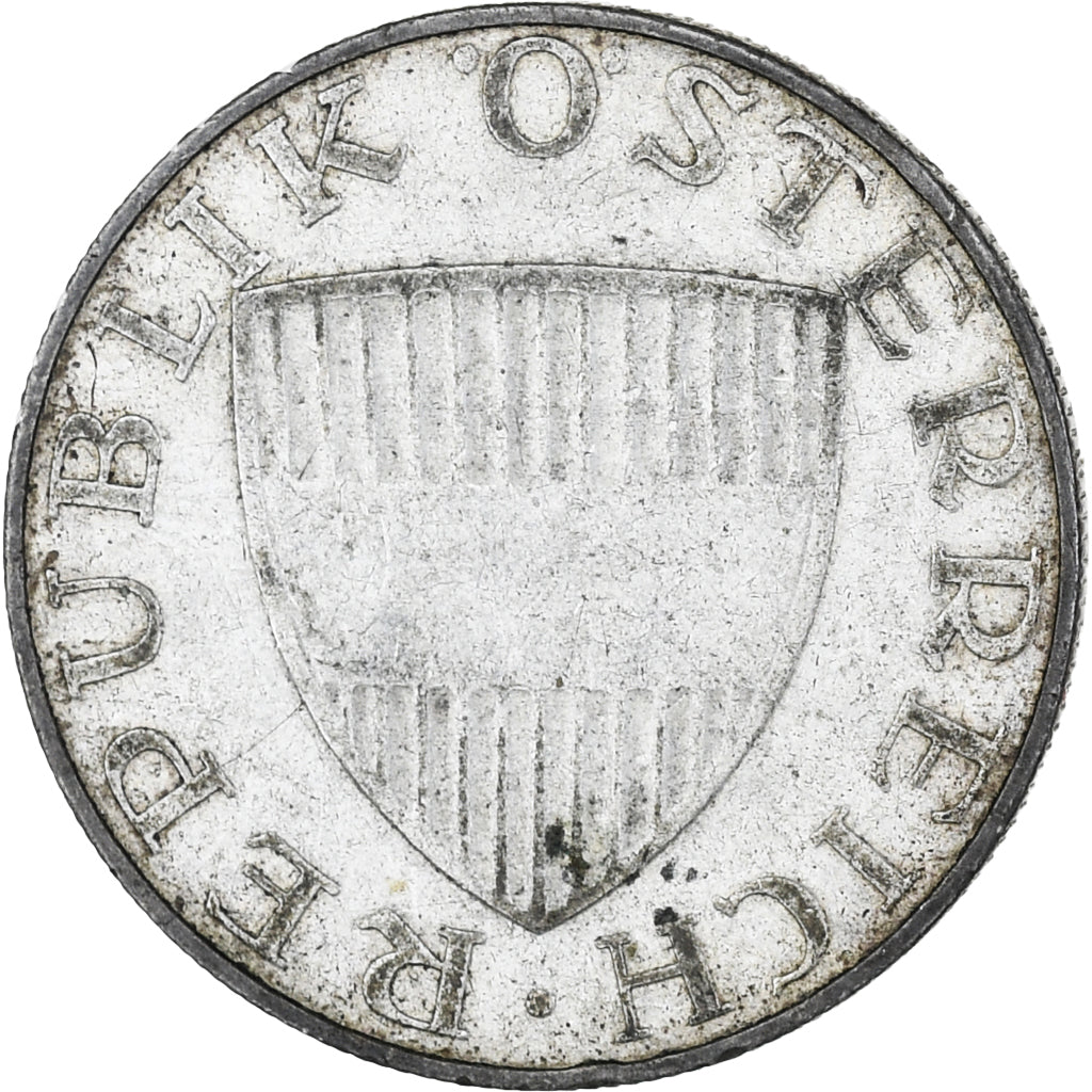 Áustria, 10 Schilling, 1958, Vienna, EF(40-45), Prata, KM:2882