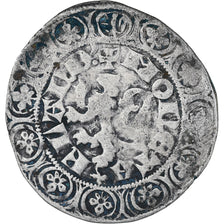 Frankrijk, Vlaanderen, Louis II de Mâle, Gros, 1346-1384, FR+, Zilver