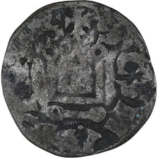 Francia, Touraine, Denier, ca. 1150-1200, Saint-Martin de Tours, BC+, Plata