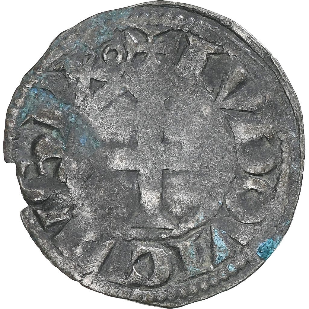 France, Louis VIII-IX, Denier Tournois, TB+, Billon, Duplessy:188