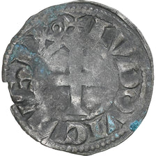 France, Louis VIII-IX, Denier Tournois, TB+, Billon, Duplessy:188