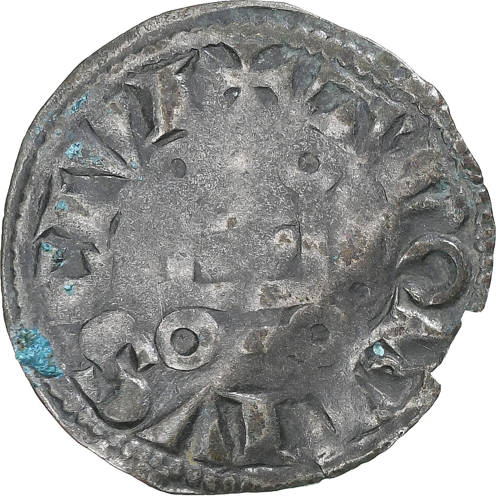 France, Louis VIII-IX, Denier Tournois, TB+, Billon, Duplessy:188