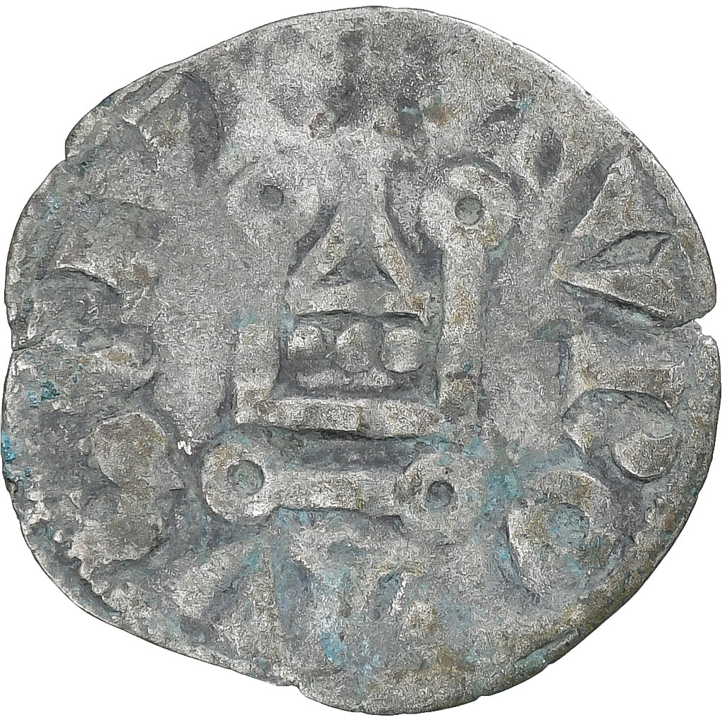 Francia, Louis VIII-IX, Denier Tournois, MB+, Biglione, Duplessy:188