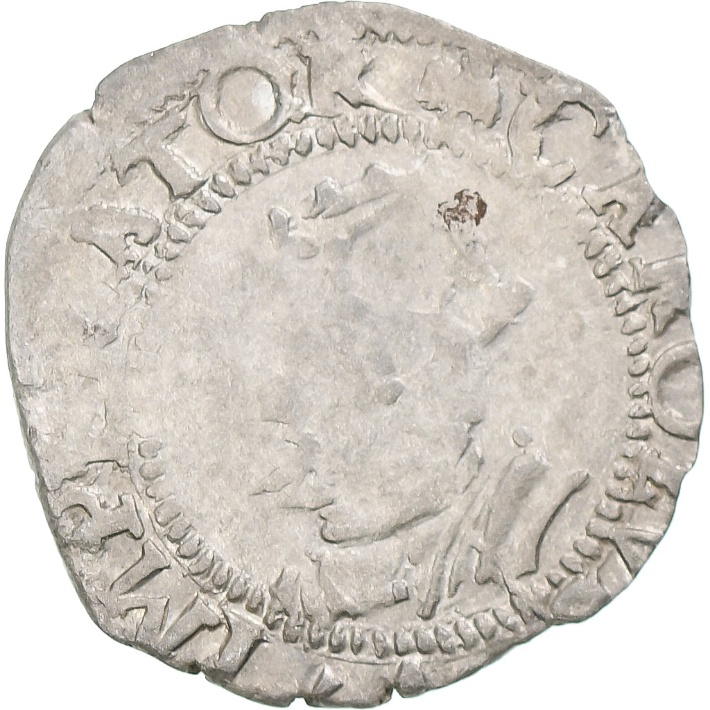 France, Franche-Comté, 1/2 Carolus, 157[?], Besançon, VF(20-25), Billon