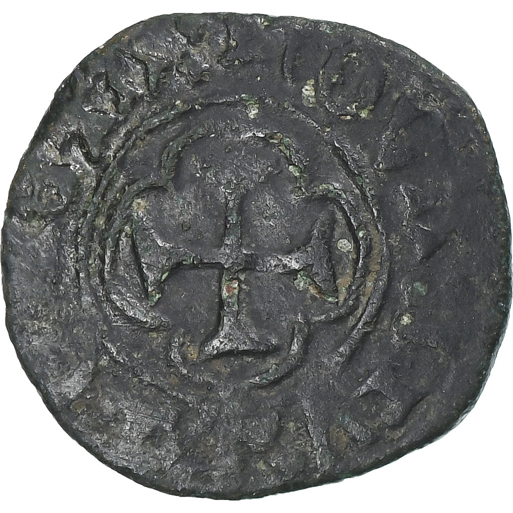 Italia, Denier Tournois, imitation italienne ?, BC+, Cobre