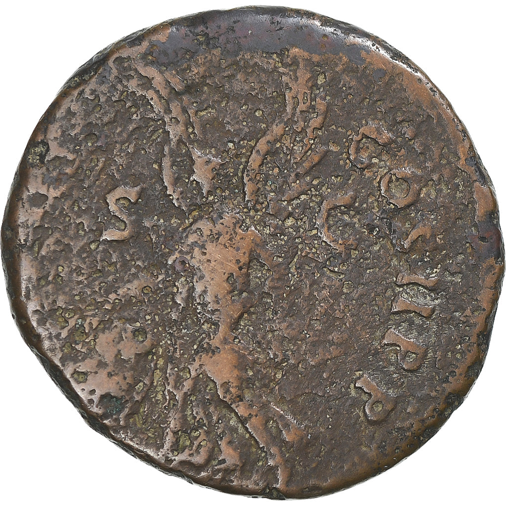 Trajan, As, 99-100, Rome, F(12-15), Bronze, RIC:417